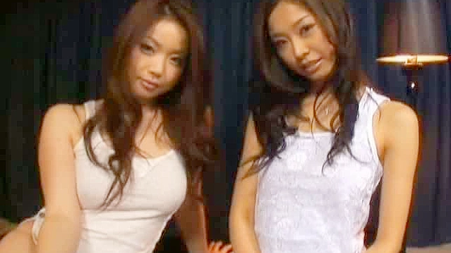 Kasumi Risa and Hara Sarasa Hot Asian dolls go cock riding