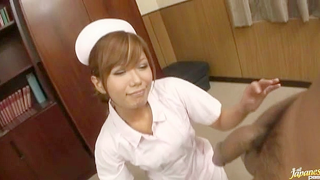 Aya Naughty Japanese nurse gives an amazing blowjob