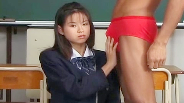 Risa Niiyama goes to school to get some variety cock-wise