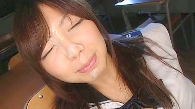 Fun loving Asian babe Tsubasa Usagi giving a cock mouth massage