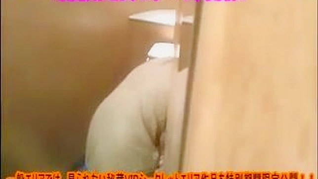 Shy and sexy japanese doll is ing in the toilet