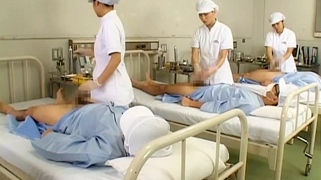 瀕死の病棟では、誰もが看護師から気持ちのいい手コキを受ける