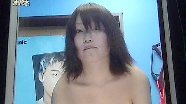 Winning and sexy japanese angel is demonstrating her hairy slit