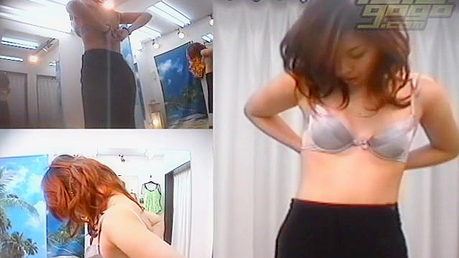 Sexy and cute japanese girl with small tits is showing her hole
