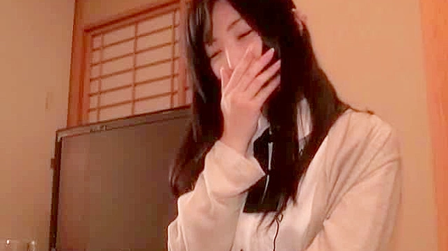 Cute and lovely asian teen is thinking about fuck