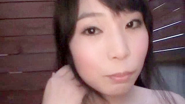 Tempting and cute japanese  is giving real blowjob