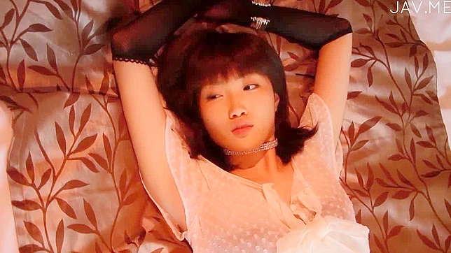 Japanese solo girl in lingerie is posing in the room