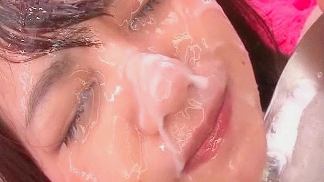 A messy facial after this cutie gives a mind blowing blowjob