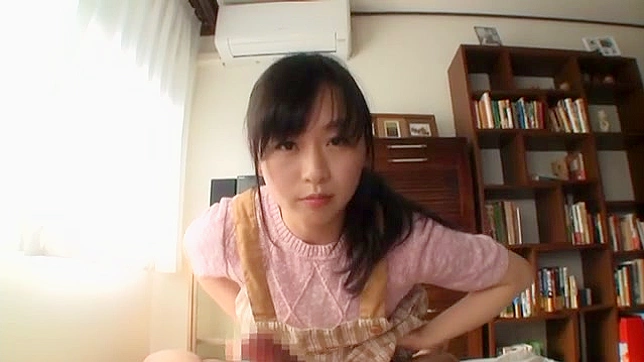This ravishing asian doll is giving perfect blowjob