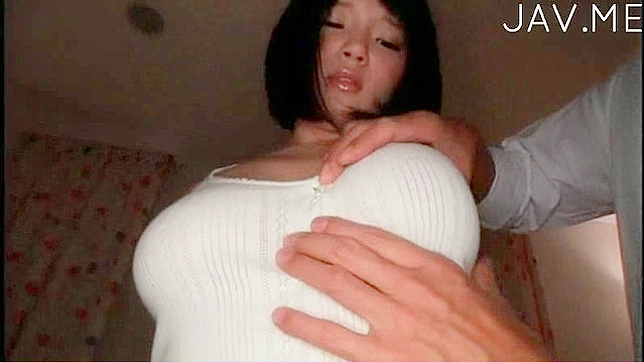 Short haired japanese teen wants her dude to play with her cans