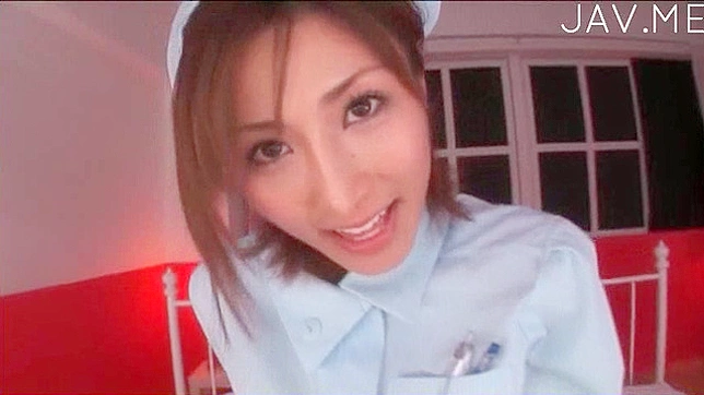 Lovely Japanese nurse dazzles with wicked pecker sucking