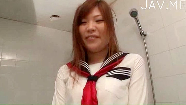 Sleazy schoolgirl shows off her naughty side on cam