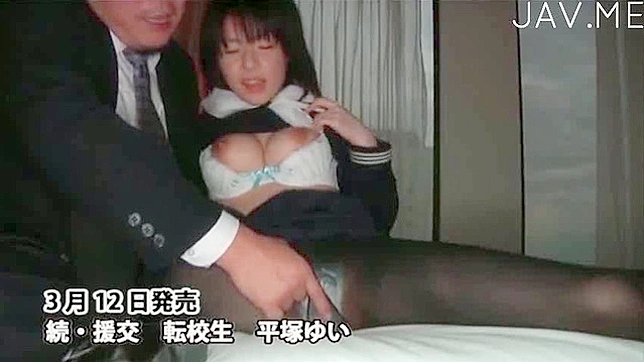 Shy and demure Japanese chick gives wild handjob