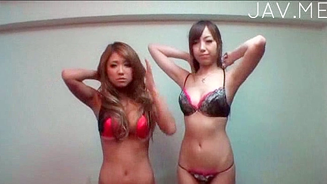 Steamy shows with two hot Asian chicks feeling horny together