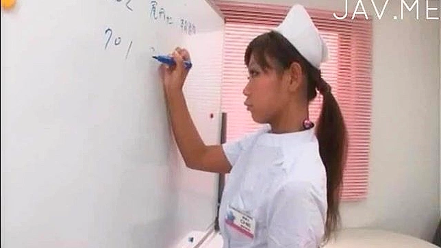 Hot nurses show off their sweet charms
