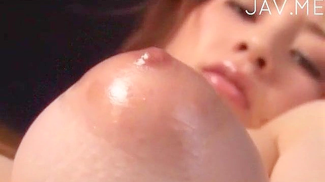 Guy played with big juicy boobs of the girl