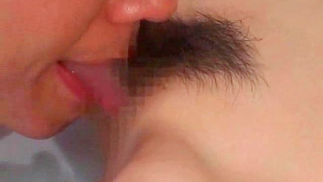 Friend passionately licks the girl's wet hole