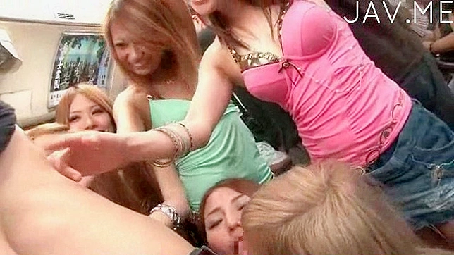 Amateur and sexy asian s are giving blowjob on their knees