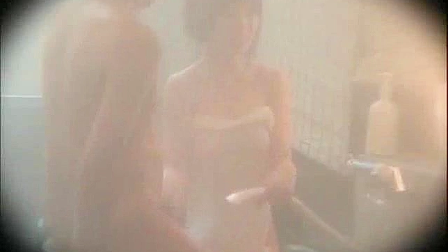Warm bath with a busty beauty turns nasty and wild