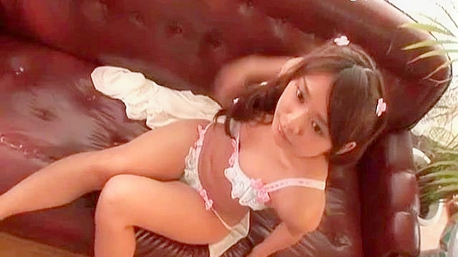 Sexy posing solo by young amateur in hot lingerie