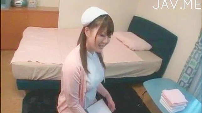 Demure Japanese nurse heals with her sensual massage