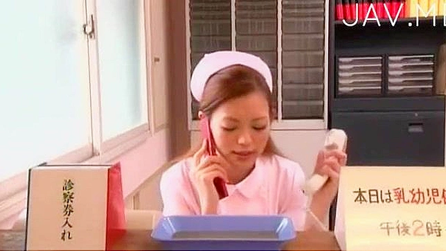 Wild fucking sensation for pretty Japanese nurse