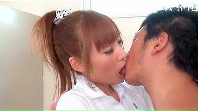 Lewd and wild locker sex for cute amateur Japanese teen