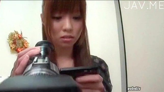 Asian babe is totally delighted in getting jizz on her face