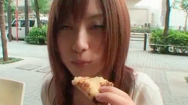 Hungry and pleasing japanese cock sucker is giving blowjob