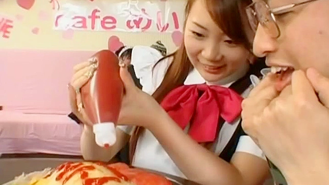 Obedient Japanese maids share their luscious love tunnels