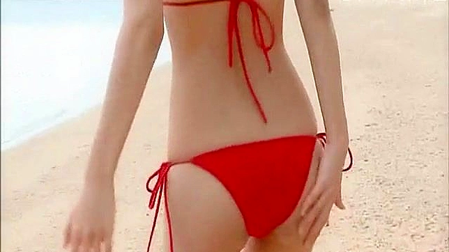 Alluring Asian in bikini is eager to share her sexy body