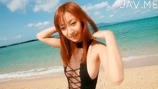 Japanese chick is creating wild delights with her hot body
