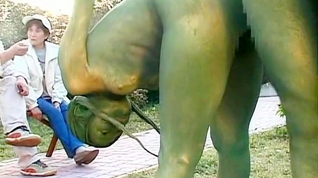 Public Painted Statue Fuck Video 5