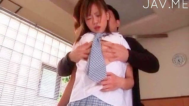 Young and amateur japanese pornstar is sucking dick in the office