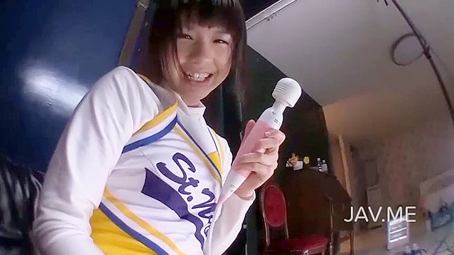 Adorable and amateur japanese pornstar is fingering her cave