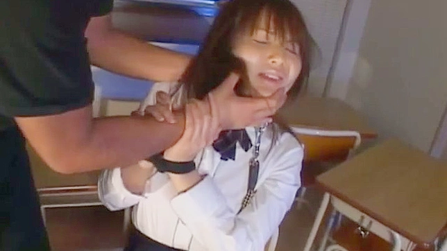 Japanese schoolgirl fucked hard