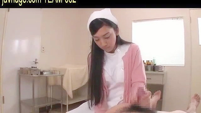 nurse blowjob handjob