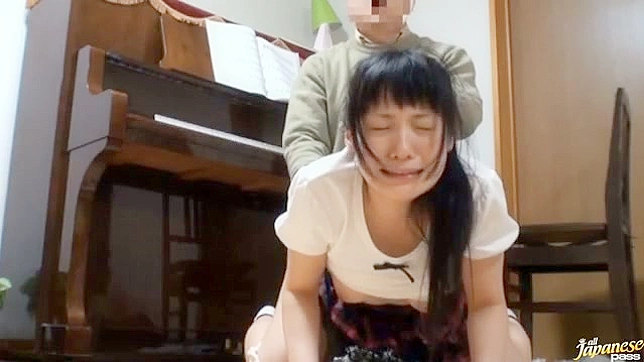 Schoolgirl gets fucked and made to scream by piano teacher