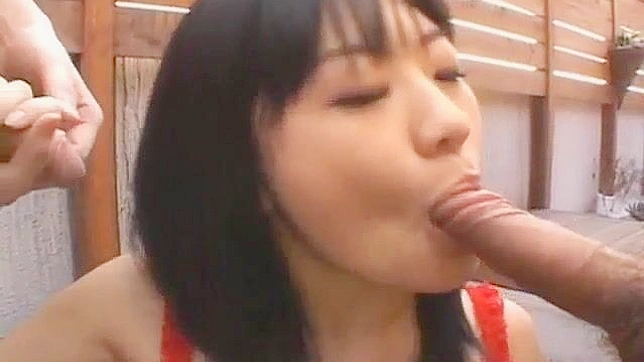 Saya Misaki gets dicks between cans and cum in mouth