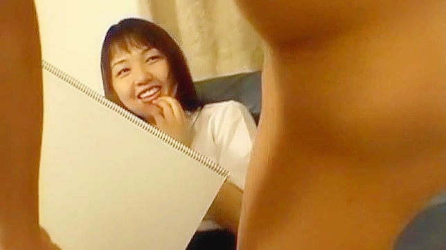 Riho Yuzuki sucks dong and is fucked with vibrator in nasty slit Video 7
