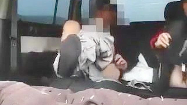 Japanese Asian Girl Fucks Inside A Van Voyeur