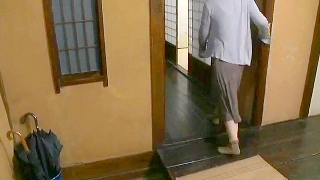 Japanese wife invites a man over to her place and things end up steamy hot