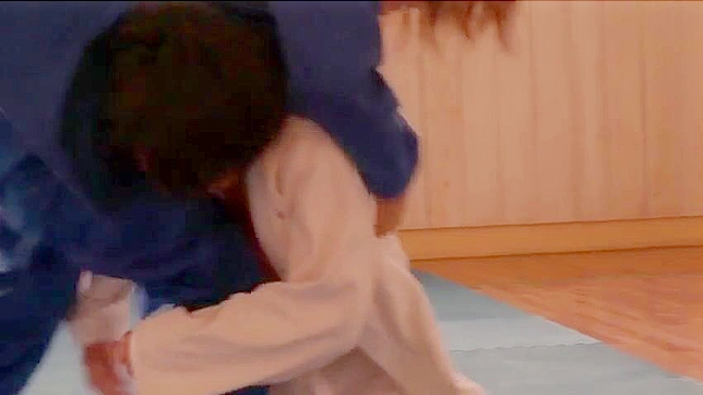 Japanese woman is training jiujitsu but once she loses she has to pay for it