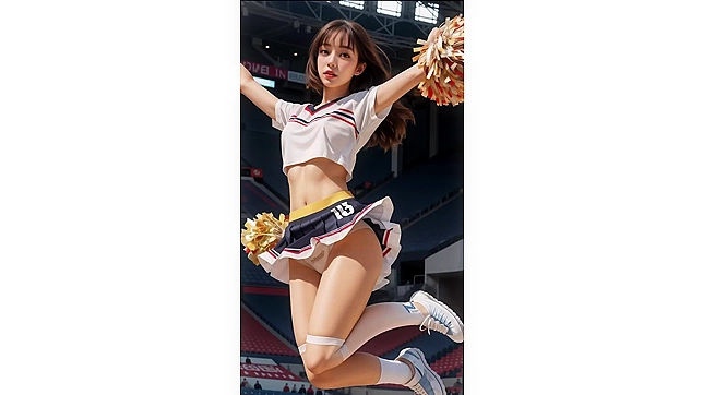 The Panties of a Young Lady - Japanese cheerleaders show what's up their skirts