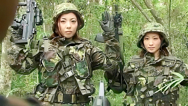 Japanese military lady gets captured and fucked hard now she's a cocksucker