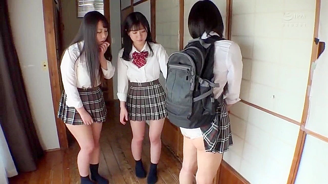 日本の十代の女の子がパンチラを見せて盗撮的な楽しみを保証