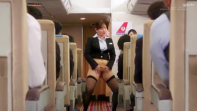 機内で日本人客室乗務員に乱暴される乗客たち