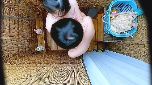 Japanese Couple's Kinky Beach House Sex Caught by Voyeur: Must-See Footage!