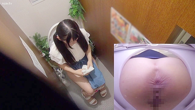隠しカメラ、トイレで激しくオナニーする淫らな日本人女性A