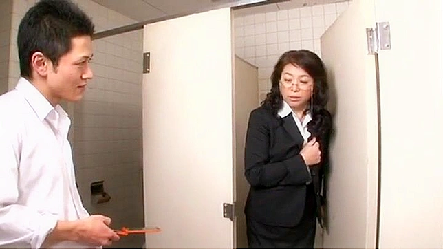 Shy Old Japanese Female Teacher subjected to Humiliation And Gets Fuck From Students